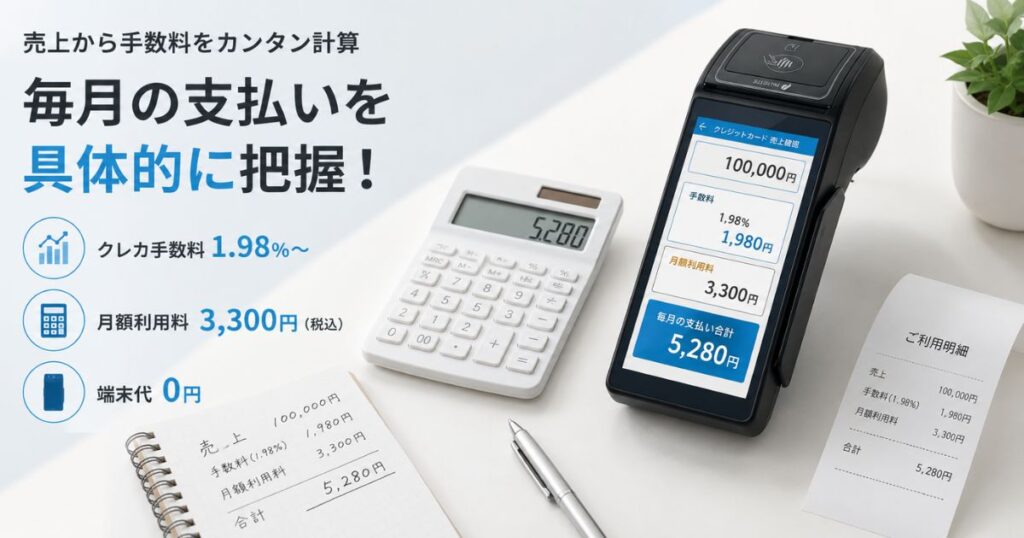 PAYGATEの決済手数料を売上ごとに計算した料金シミュレーション