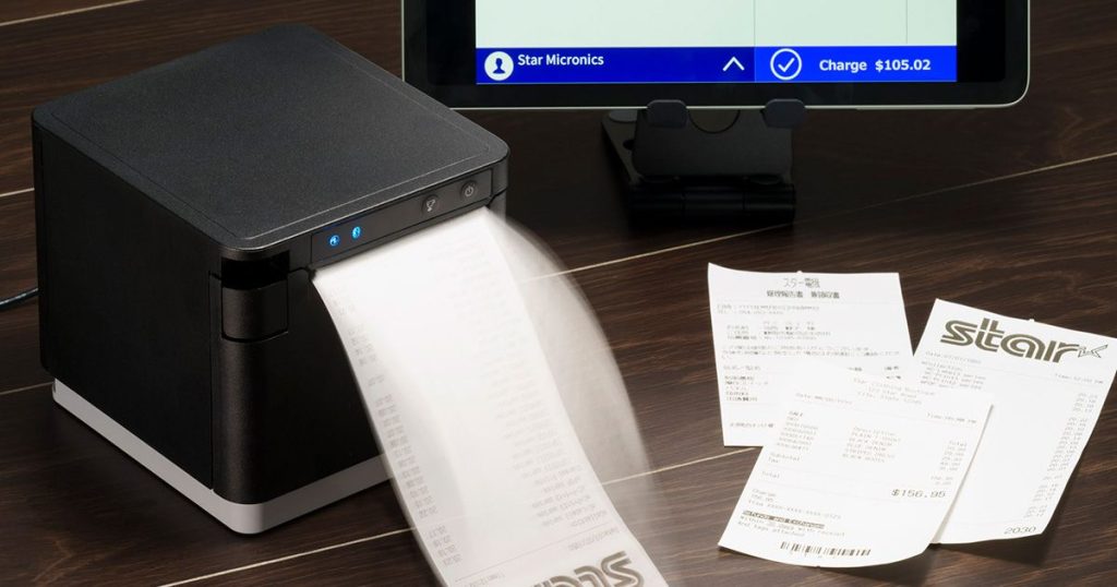 スター精密の「mC-Print3」｜エアペイ対応プリンター据え置きタイプ