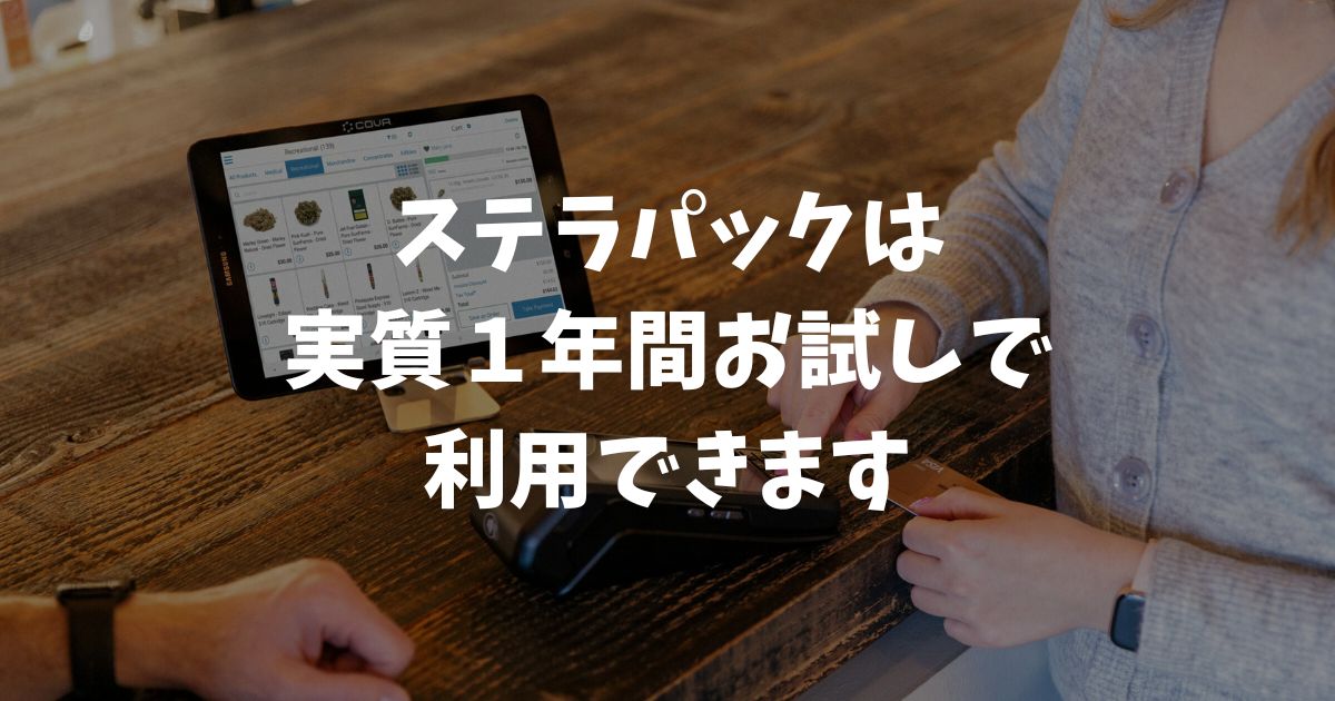 ステラパックはお試しできる？1年無料でリスクなく試せる導入方法と安心の解約ルールを解説｜stera pack