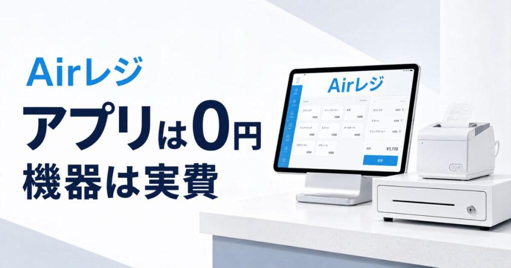 エアレジのメリット・デメリット｜0円はアプリだけ！向いている店舗と向かない店舗の条件