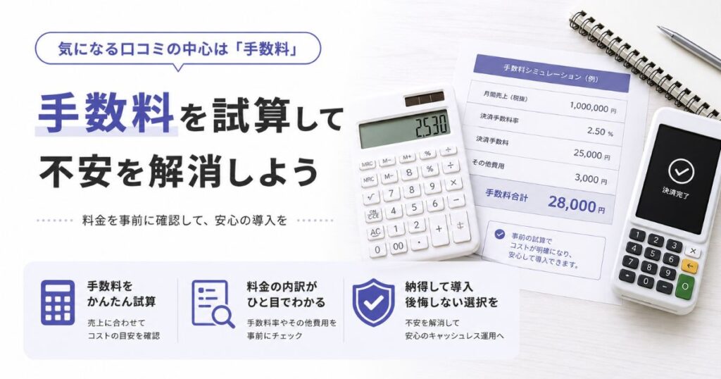 アルファノートの手数料を試算して気になる口コミを確かめる様子
